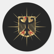 Germany Eagle badge Germany Soccer Gifts Round Stickers