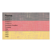GERMANY FLAG Business Card