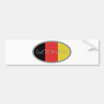 Germany flag design! bumper stickers