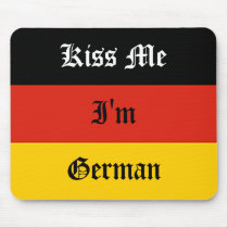 Germany_flag, Kiss Me, I'm, German Mouse Mats