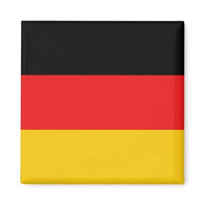 Germany Flag Magnet by FlagAndMap