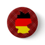 Germany Flag Map full size Pinback Buttons