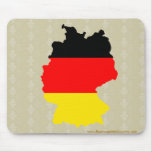 Germany Flag Map full size Mouse Pad