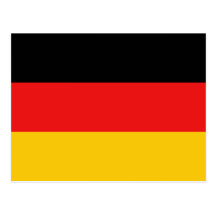 Germany Flag Postcard