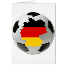 Germany football greeting card