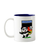 Germany Football Panda Mugs