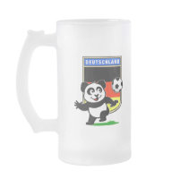 Germany Football Panda Coffee Mugs