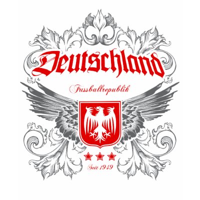GERMANY - Fussballrepublik Shirts by rudetackle