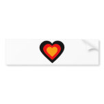 germany-heart. bumper stickers
