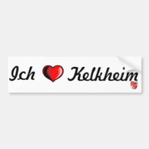 Germany- I Love Kelkheim Bumper Sticker