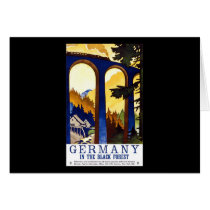 Germany In The Black Forest Greeting Cards