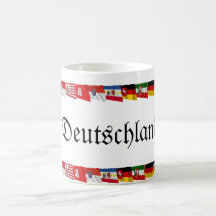 Germany & its Laender Waving Flags Mugs