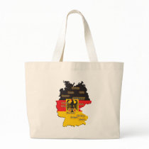 Germany Map Canvas Bags