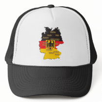 Germany Map Mesh Hats