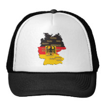 Germany Map Mesh Hats
