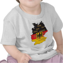 Germany Map Tee Shirts