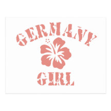 Germany Pink Girl Post Card