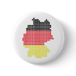 germany pixel flag pinback button