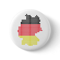 germany pixel flag pinback button