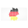 germany pixel flag personalized photo card