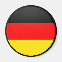 Germany quality Flag Circle Refrigerator Magnet