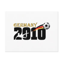 Germany Soccer 2010 fußball fans logo Postcards