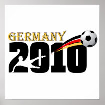 Germany Soccer 2010 fußball fans logo Posters
