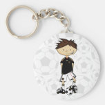 Germany Soccer Boy Keychain