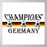 Germany Soccer Champions T-shirts and gifts Posters