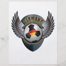 Germany Soccer Crest Flyer Design