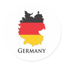 Germany Round Sticker