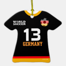 Germany World Cup Soccer Jersey Ornament