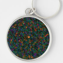 Germs  Abstract by Valxart.com Key Chain