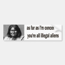 geronimo bumper stickers