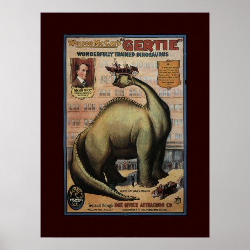 Gertie the Dinosaur Print