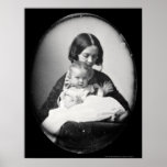 Gertrude Hubbard & Baby Daguerreotype 1858 Print