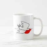gestürzte Taube Kaffeetassen