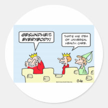 gesundheit king health care universal sticker