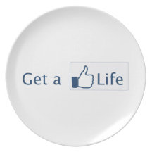 Get a Life Party Plate