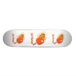 Get Burned Flaming Ping Pong Skate Board