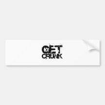 get crunk bumper stickers