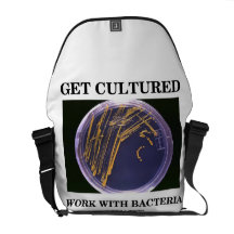 Get Cultured Work With Bacteria (Agar Plate) Courier Bags