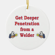 GET DEEPER PENETRATION CHRISTMAS ORNAMENTS