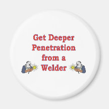 GET DEEPER PENETRATION REFRIGERATOR MAGNET