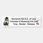 Get Fat Cats off the Street Bumper Stickers