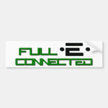 Get Full-E Connected Bumper Sticker