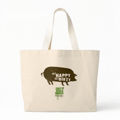 Get Happy Get Dirty Tote Bag by DirtyJobs