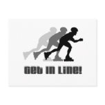Get in Line Postcard