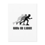 Get in Line Postcard