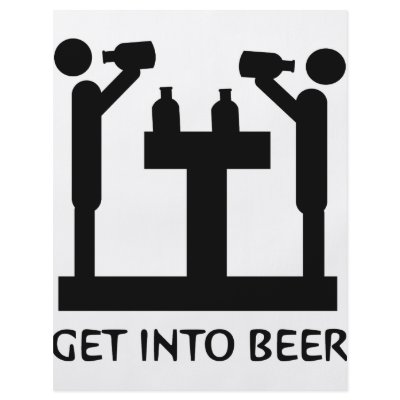 get into beer icon flyer by TomaniacLines